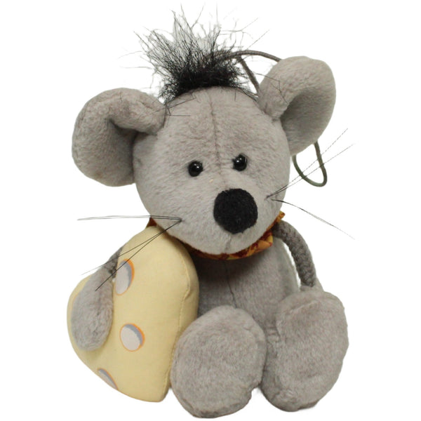Kleine Maus mit Käse-Herz