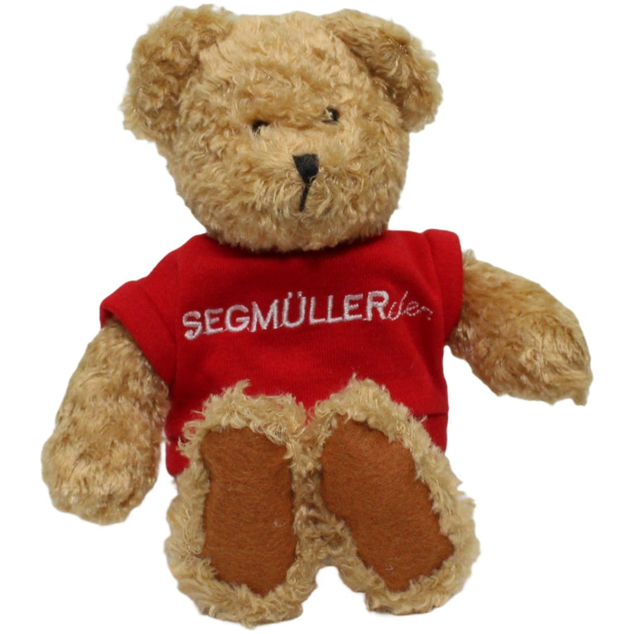 Schlenker Teddy mit rotem Shirt "Segmüller.de, 24"