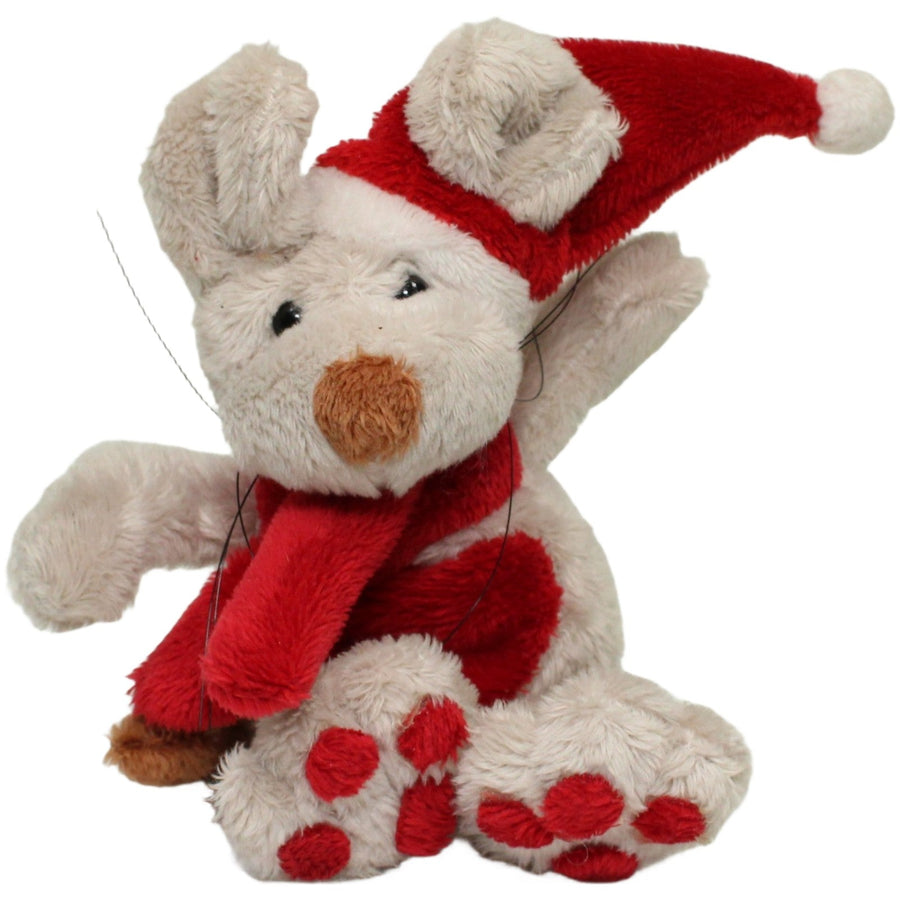 Kleine winterliche Maus mit Herz