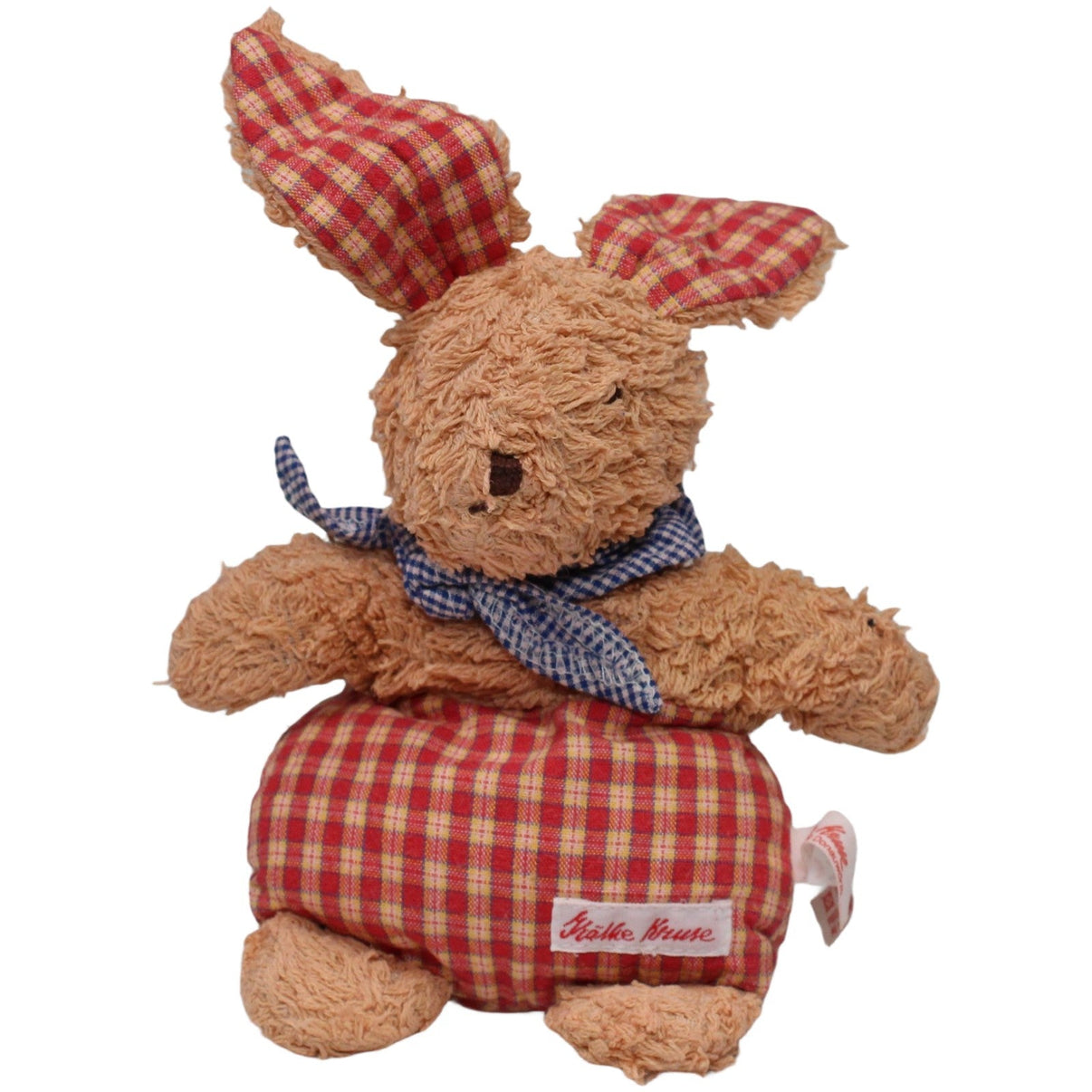 123000024010 Käthe Kruse Kleiner Frottee Hase mit karierter Hose Kuscheltier Kumpel Leo 15cm Braun ebay - 20 - stofftiere