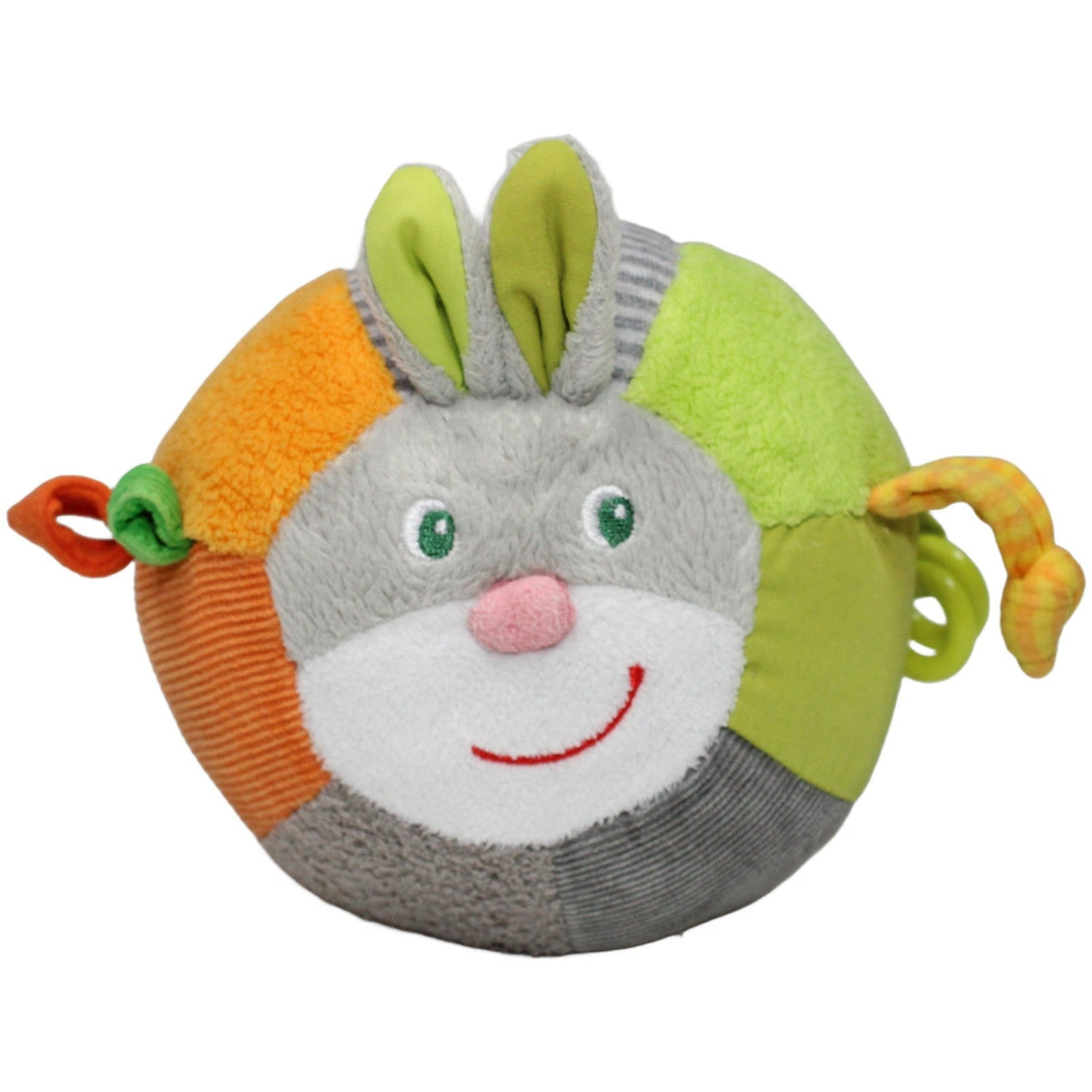 123000024030 HABA Grauer Hase mit Rassel Activity - Ball Kumpel Leo 12cm Activity - Ball ebay - stofftiere