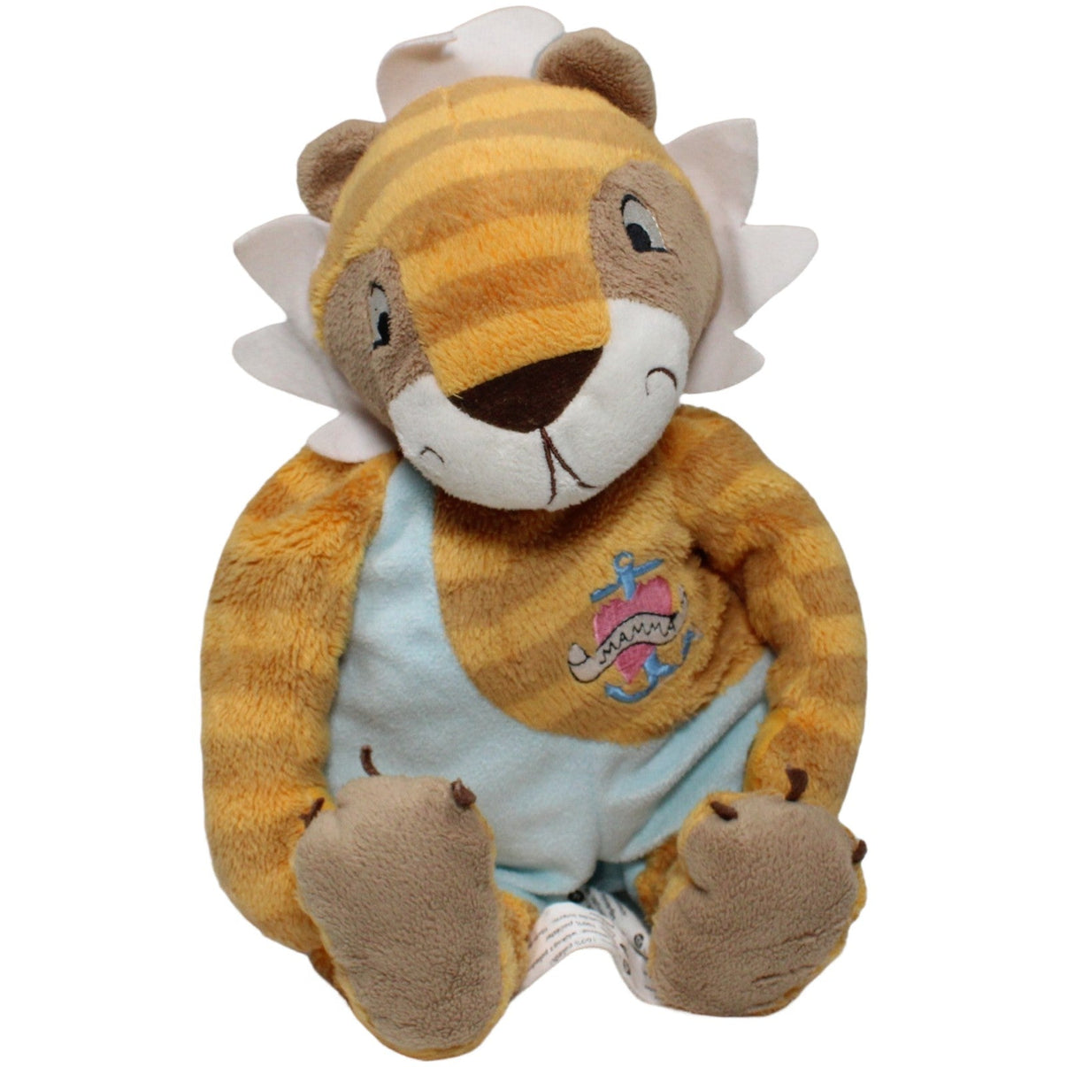 123000024052 IKEA Tiger mit Mähne & Tattoo, KLAPPAR CIRKUS (ohne Hantel) Kuscheltier Kumpel Leo 35cm Blau Braun