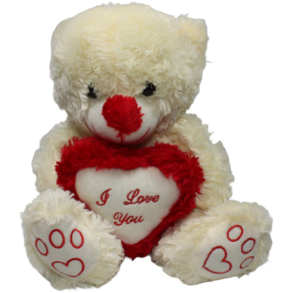 Großer Teddy mit Herz "I love You", sitzend