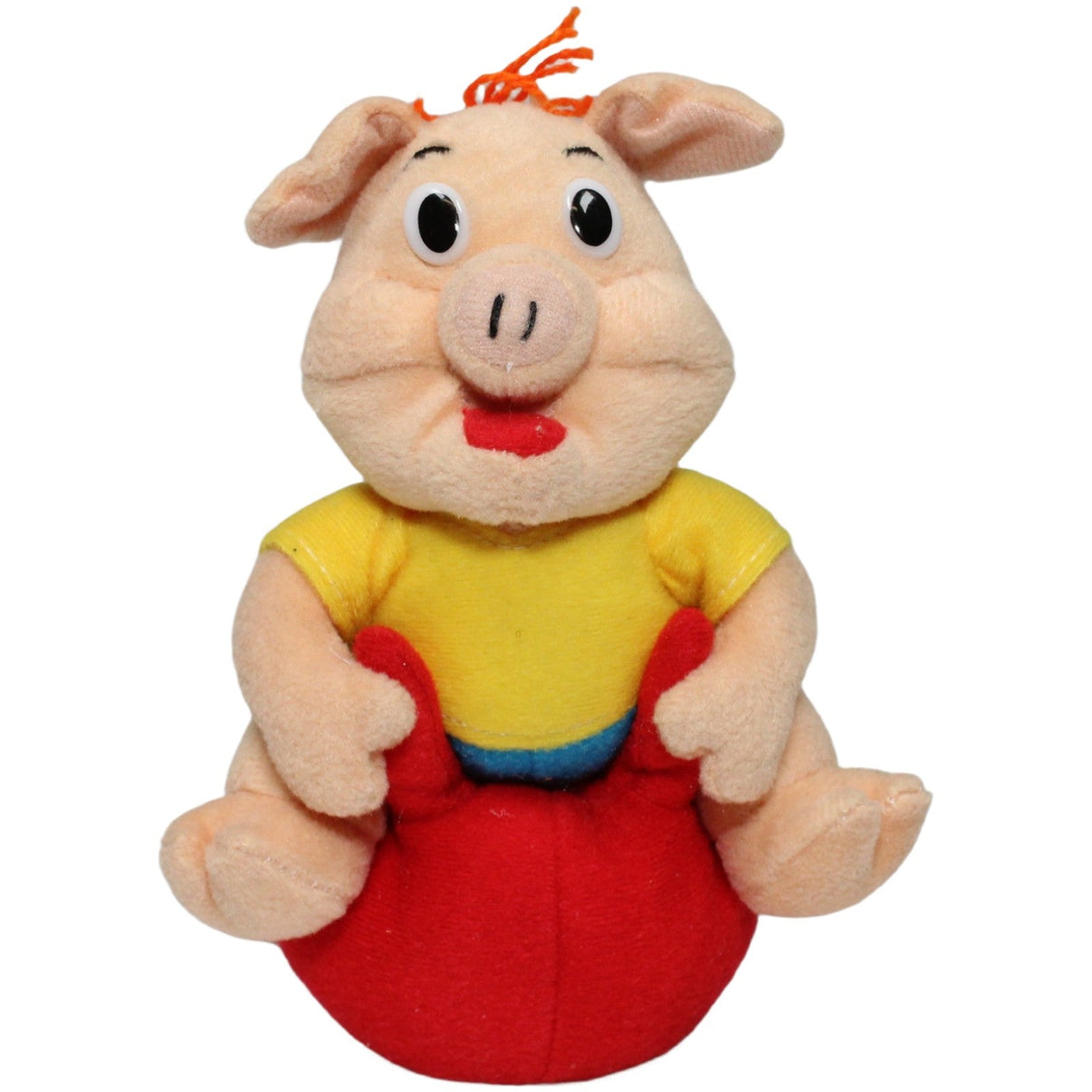 123000024088 Ferrero Kinder Überraschung, Larry Lachsack von den Pinky Piggys Kuscheltier Kumpel Leo 16cm Beige ebay - stofftiere