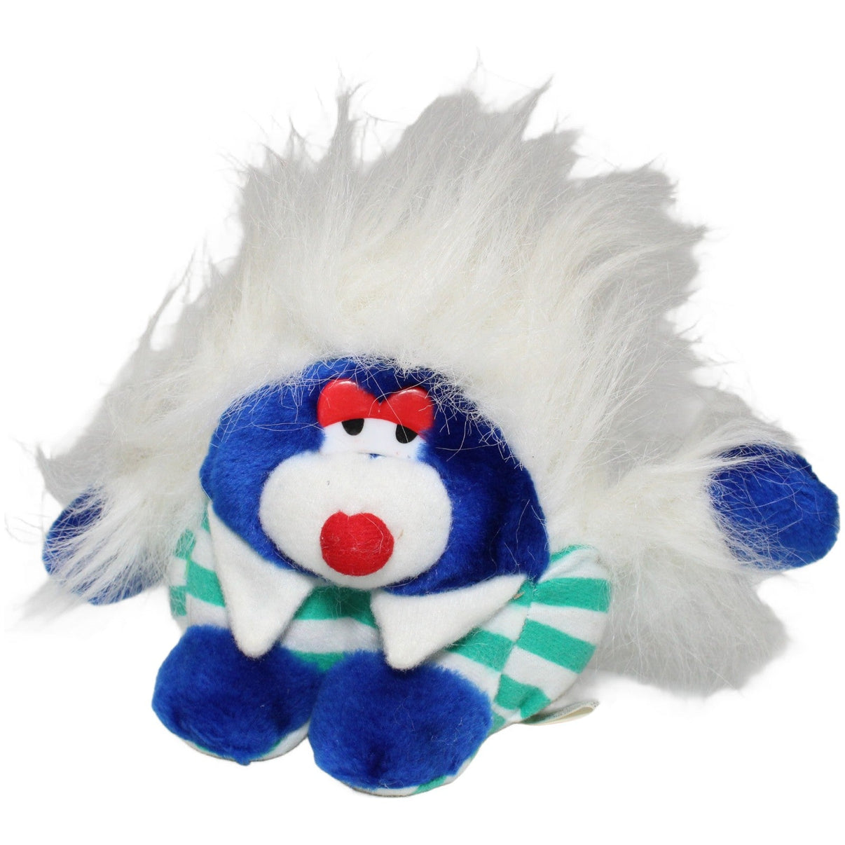 123000024094 Habermann Blauer Igel mit wilden weißen Haaren Kuscheltier Kumpel Leo 15cm Blau ebay - stofftiere
