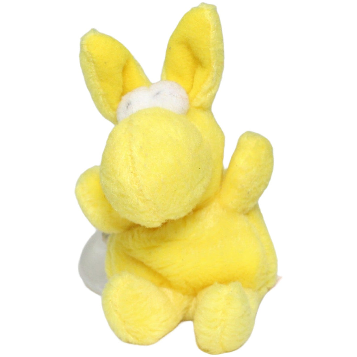 123000024109 HEYE Guillermo Mordillo, kleiner gelber Hase mit Saugnapf Kuscheltier Kumpel Leo 10cm 1999 _Vintage_