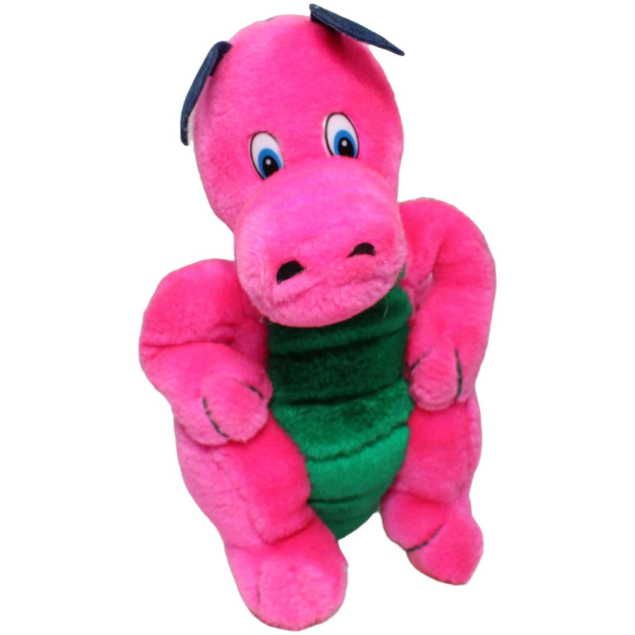 Pinker Drache mit grünem Bauch