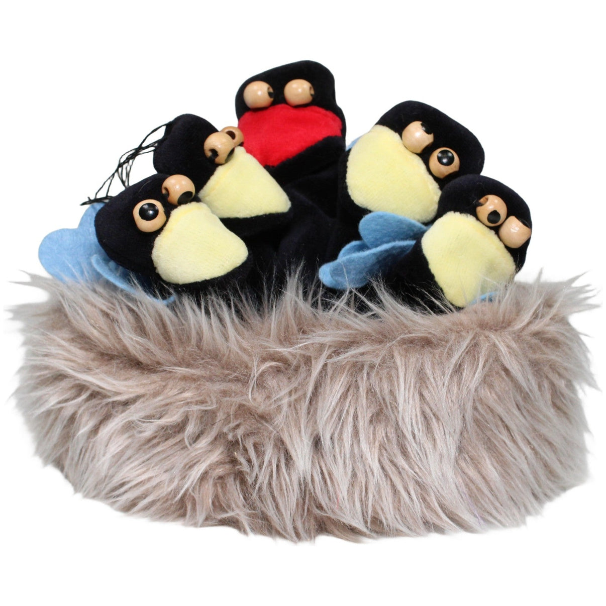 123000024124 Design Plüsch Vogelbabys im Nest Fingerpuppe Kumpel Leo 15cm ebay - 20 - stofftiere Fingerpuppe