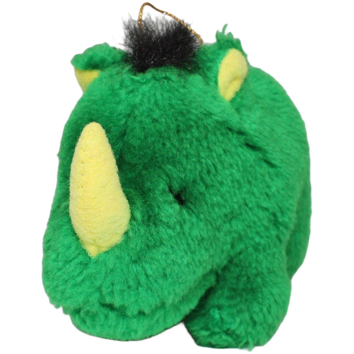123000024133 Unbekannt Kleines grünes Nashorn mit gelben Horn Kuscheltier Kumpel Leo 15cm ebay - stofftiere Gebraucht