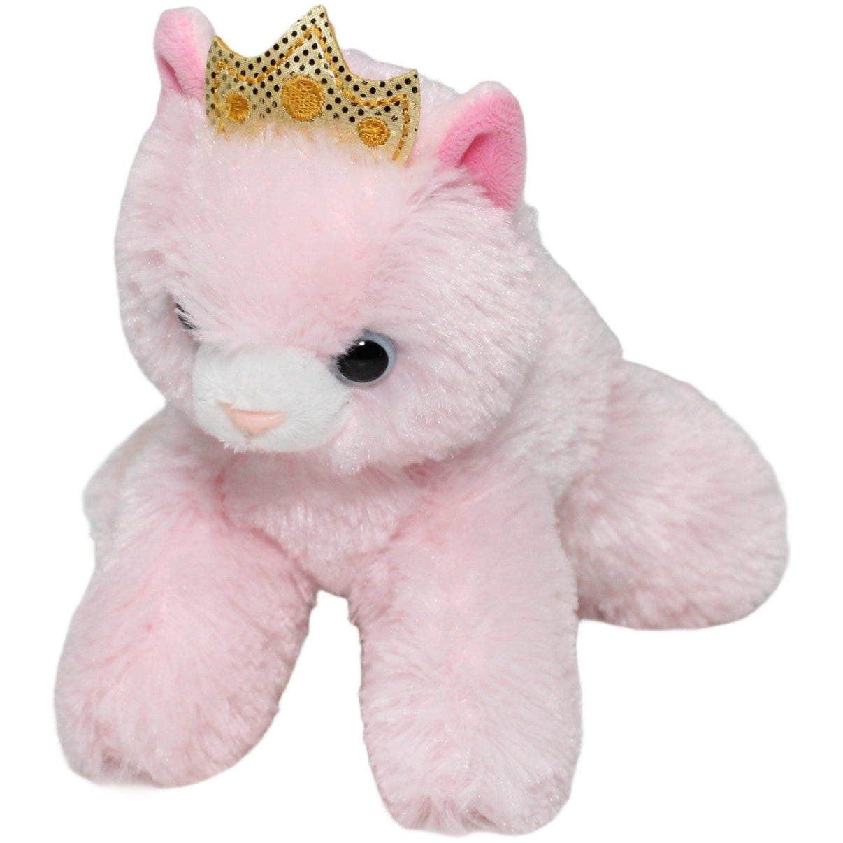 123000024148 Aurora Rosa Katze mit Krone, klein Kuscheltier Kumpel Leo 15cm ebay - stofftiere Gebraucht