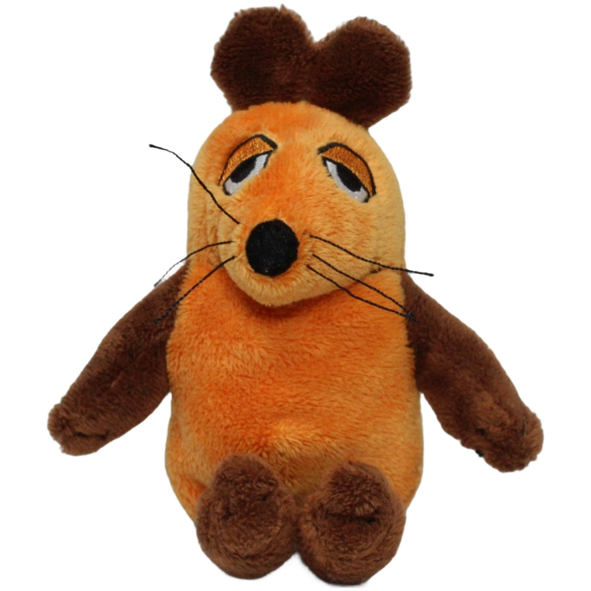 123000024157 Unbekannt Die Maus aus Sendung mit der Maus, klein Kuscheltier Kumpel Leo 17cm Braun Charakter