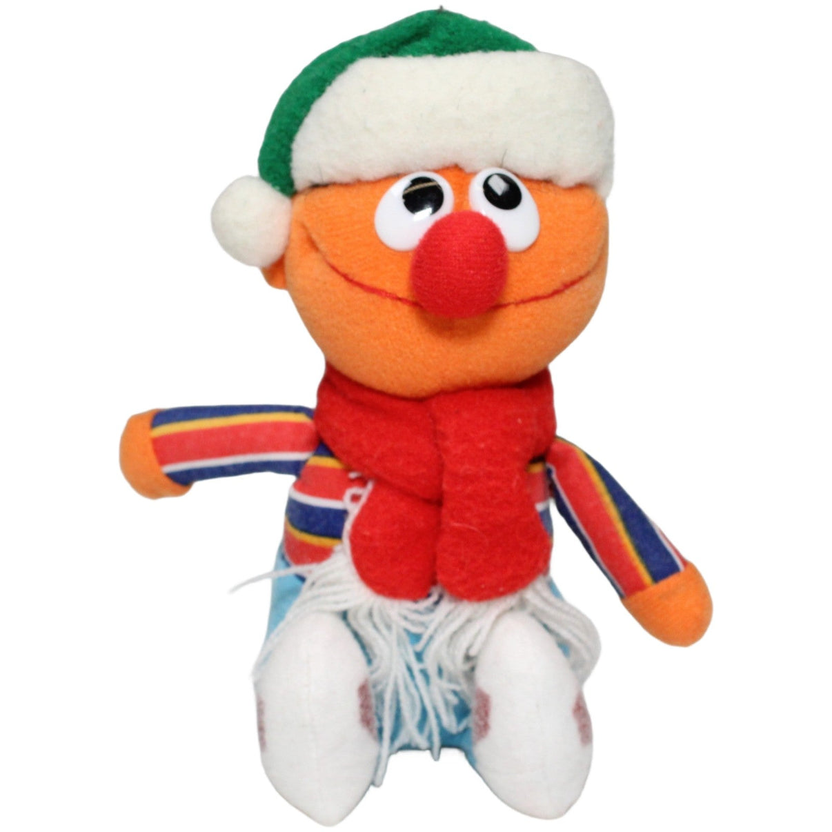 123000024182 Intact Ernie aus der Sesamstraße mit Schal & Wintermütze Kuscheltier Kumpel Leo 18cm Charakter ebay - stofftiere