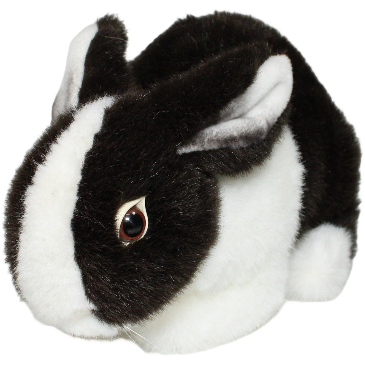 123000024183 Unbekannt Süßes Kaninchen, schwarz - weiß Kuscheltier Kumpel Leo 27cm ebay - stofftiere Gebraucht