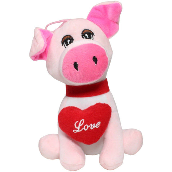 Flos Toys, süßes Schwein mit Herz "Love"