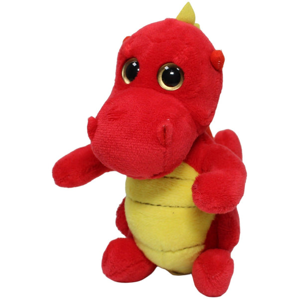 Süßer roter Drache mit gelben Bauch