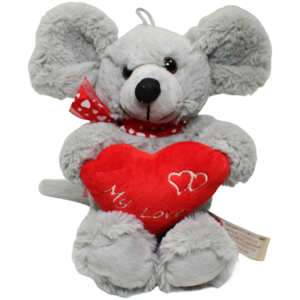 Maus mit rotem Herz "My Love"