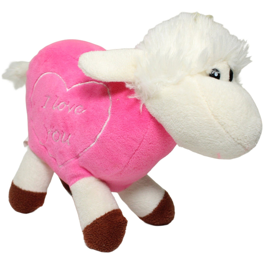 Schaf mit Herz-Körper "I love You"