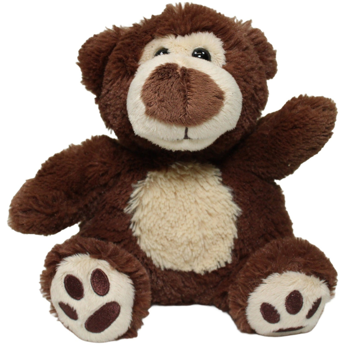 123000024598 Brand Loyalty Big Nose Buddies, kleiner Bär Kuscheltier Kumpel Leo 15cm Beige Braun