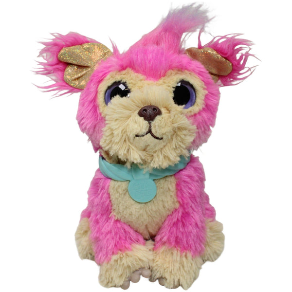 Cutie Cuts, pinker Hund mit Glitzerohren