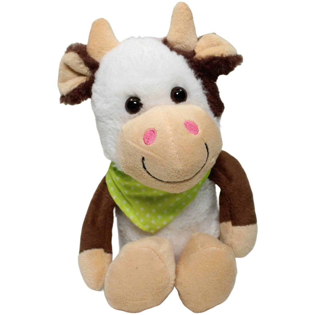 123000024604 Windel Süße Schlenker Kuh mit Halstuch Kuscheltier Kumpel Leo 25cm Beige Braun