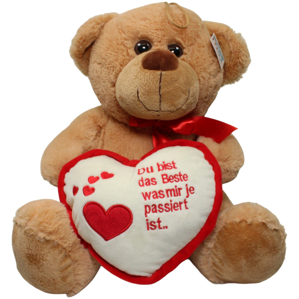 123000024610 matches 21 Großer Teddy mit Herz "Du bist das Beste..." Kuscheltier Kumpel Leo 35cm Braun ebay - stofftiere
