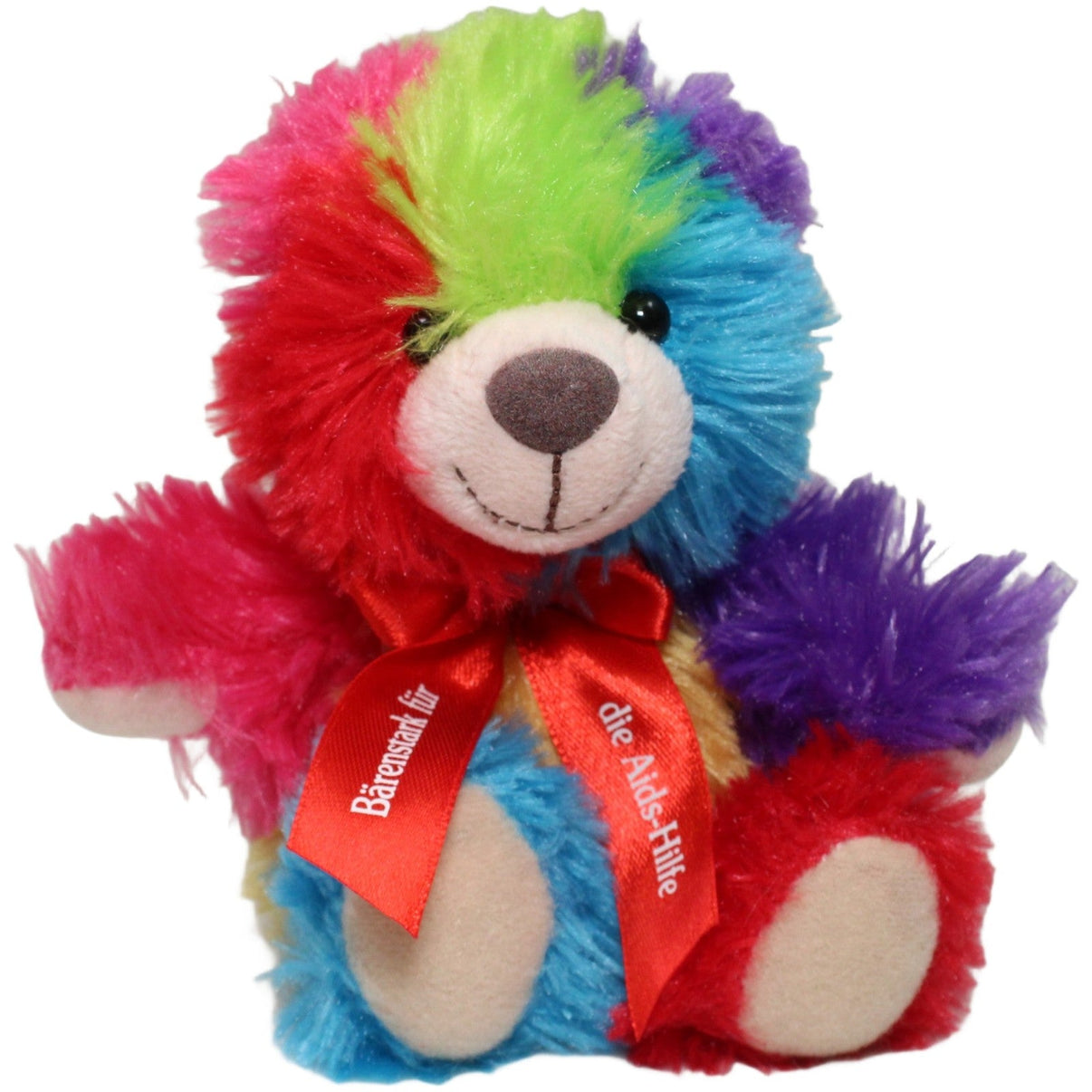 123000024621 Clemens Spieltiere AIDS - Hilfe 2025, kleiner Regenbogen Teddy Kuscheltier Kumpel Leo 13cm 2025 ebay - stofftiere