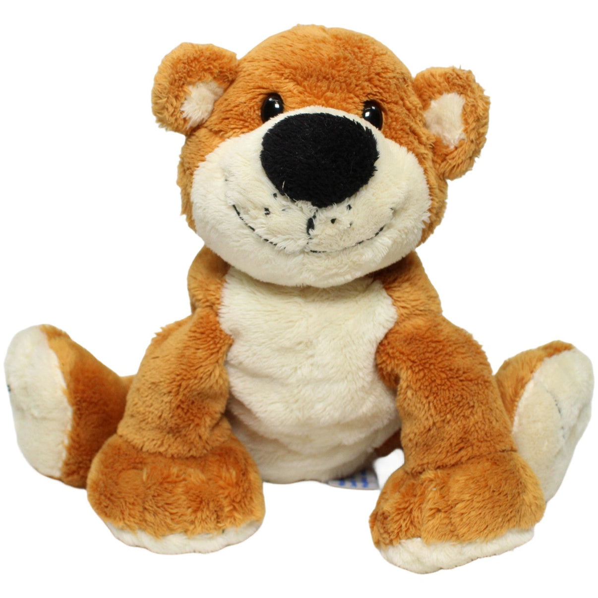 123000024632 Heunec Süßer Schlenker Bär, sitzend Kuscheltier Kumpel Leo 20cm Beige Braun