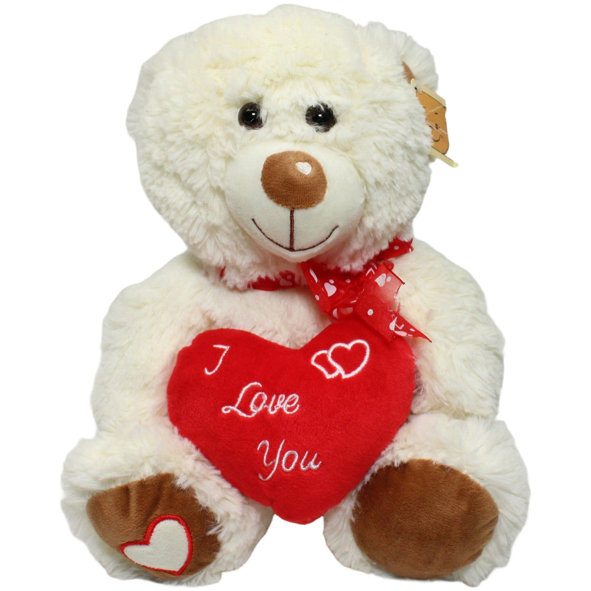 123000024633 Morgenroth Süßer Teddy mit Herz "I Love You", sitzend Kuscheltier Kumpel Leo 25cm ebay - stofftiere Gebraucht