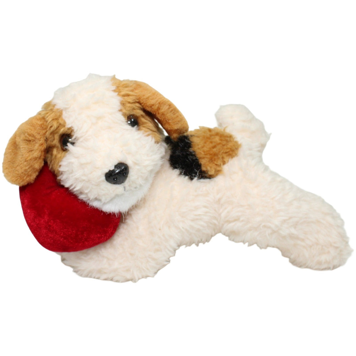 123000024649 Unbekannt Süßer Hund mit Herz, liegend Kuscheltier Kumpel Leo 22cm Braun ebay - stofftiere