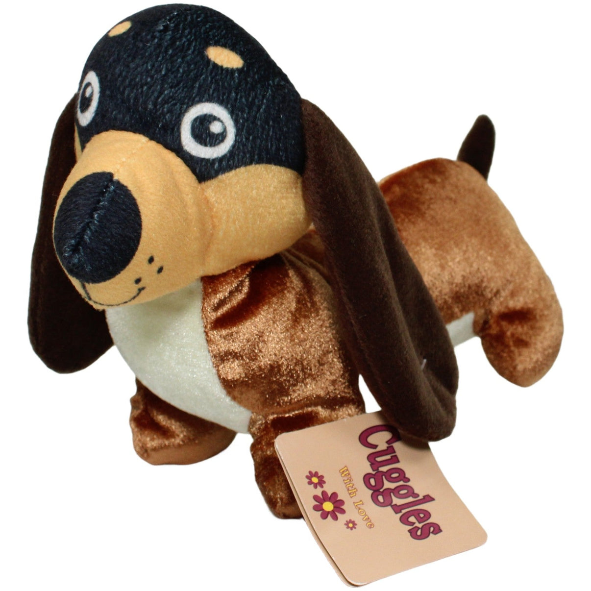 123000024686 Huggables Cuggles, süßer Dackel Kuscheltier Kumpel Leo 22cm Braun ebay - neu - stofftiere