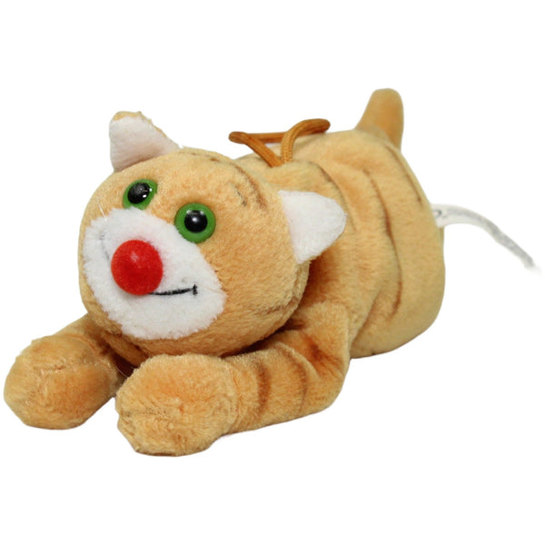 Orange Katze mit roter Nase, klein