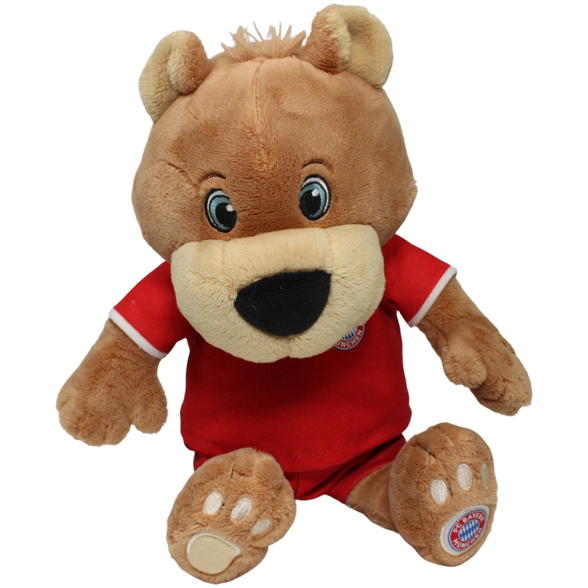 123000024855 NICI FC Bayern München Bär Berni Kuscheltier Kumpel Leo 38cm Beige Braun