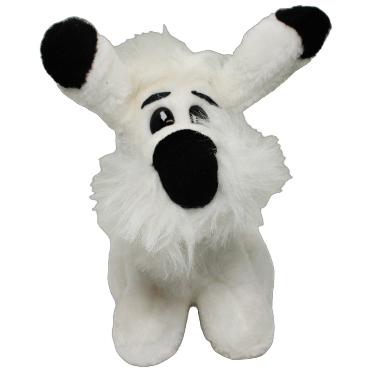 123000024930 NOUNOURS Süßer Idefix aus Asterix, sitzend Kuscheltier Kumpel Leo 1994 20cm _Vintage_