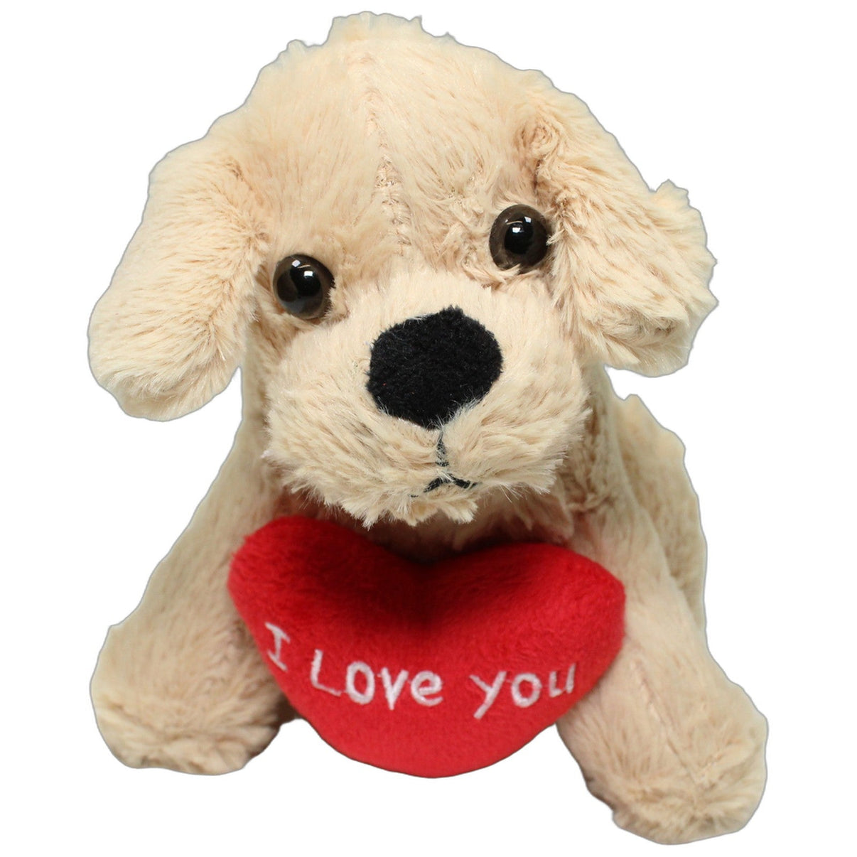 123000024953 Heunec Labrador Welpe mit Herz "I LOVE YOU" Kuscheltier Kumpel Leo 18cm Beige ebay-stofftiere