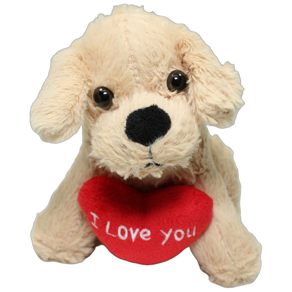 Labrador Welpe mit Herz "I LOVE YOU"