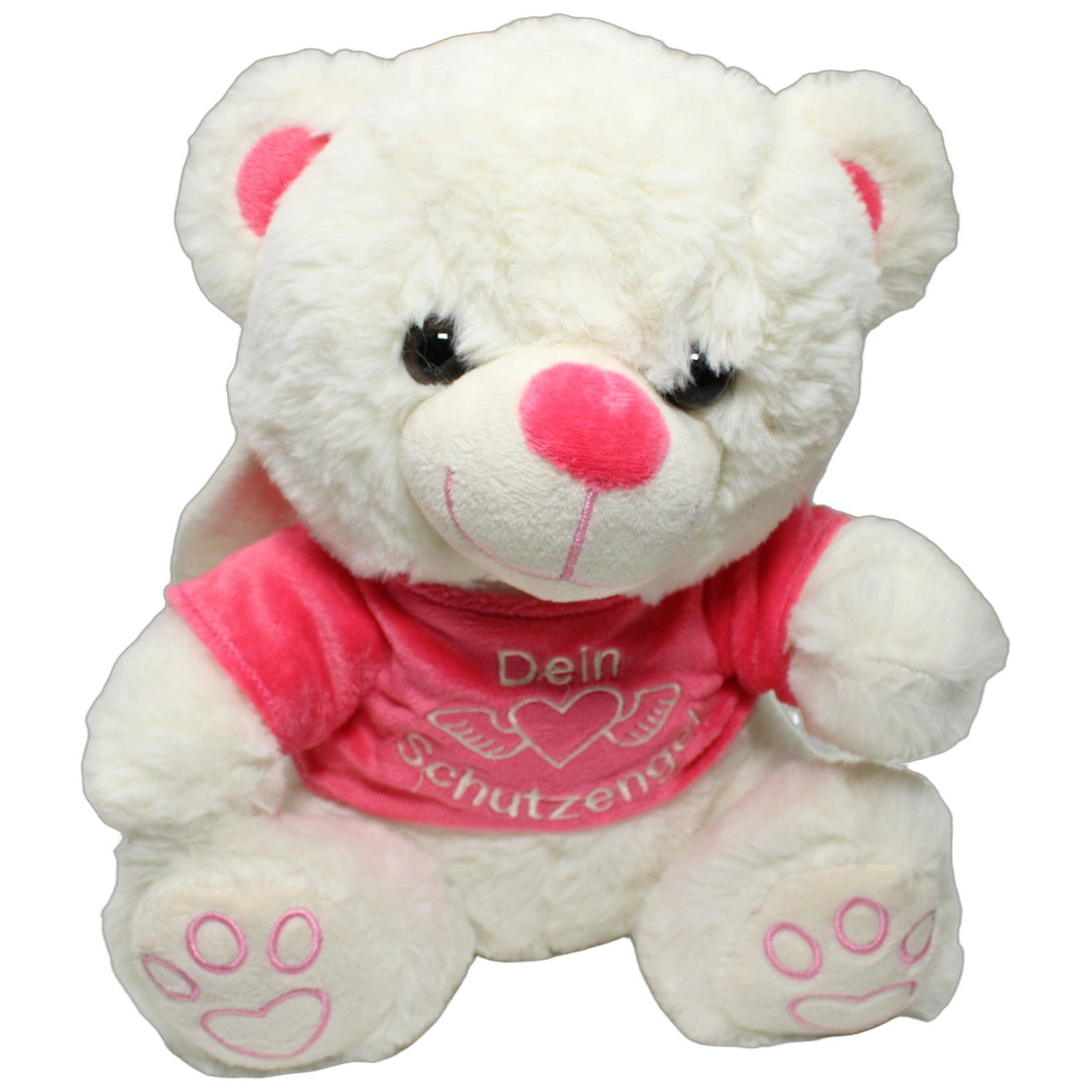 123000024956 K-Toys Schutzengel Teddy mit pinkem Shirt Kuscheltier Kumpel Leo 30cm ebay-stofftiere Engel