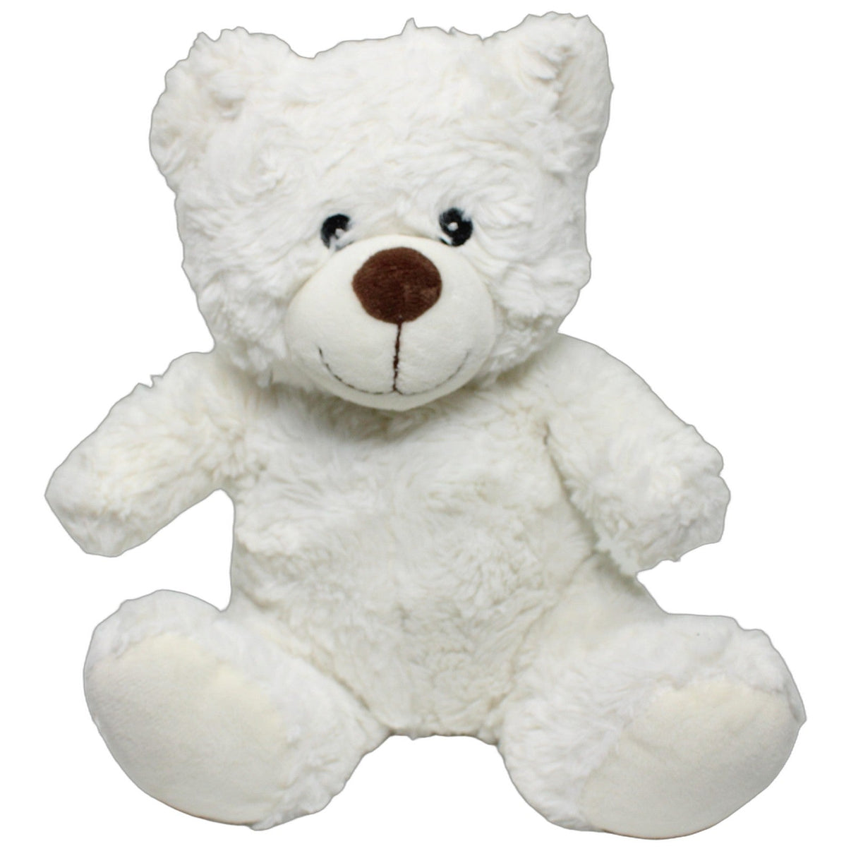 123000024958 KiK Weißer Teddy, sitzend Kuscheltier Kumpel Leo 25cm ebay-20-stofftiere Gebraucht