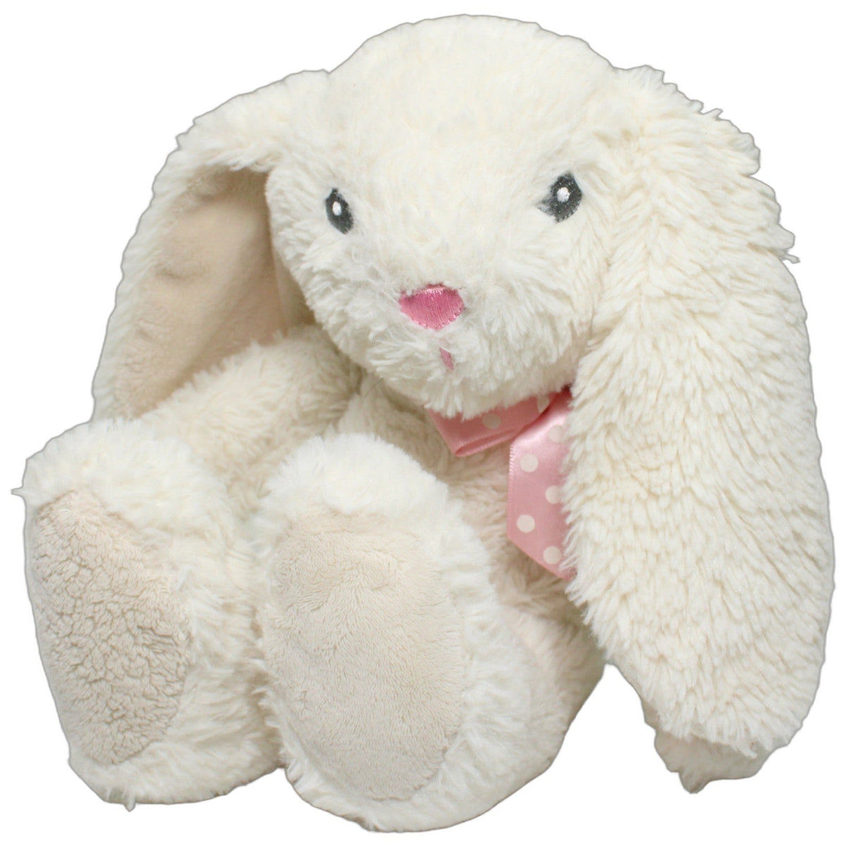 123000024961 Omnicolor Großer weißer Schlenker Hase mit rosa Schleife Kuscheltier Kumpel Leo 38cm ebay-20-stofftiere Gebraucht