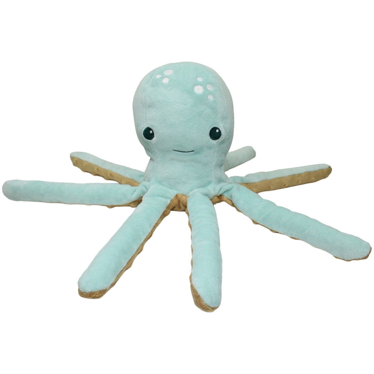 123000024997 IKEA Türkiser Oktopus BLÅVINGAD mit LED-Nachtlicht Kuscheltier Kumpel Leo 50cm Beige Blau