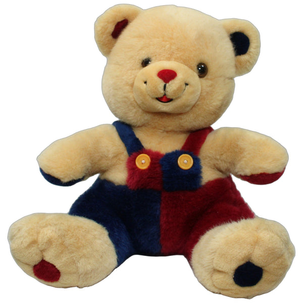 XL bunter Teddybär mit Latzhose