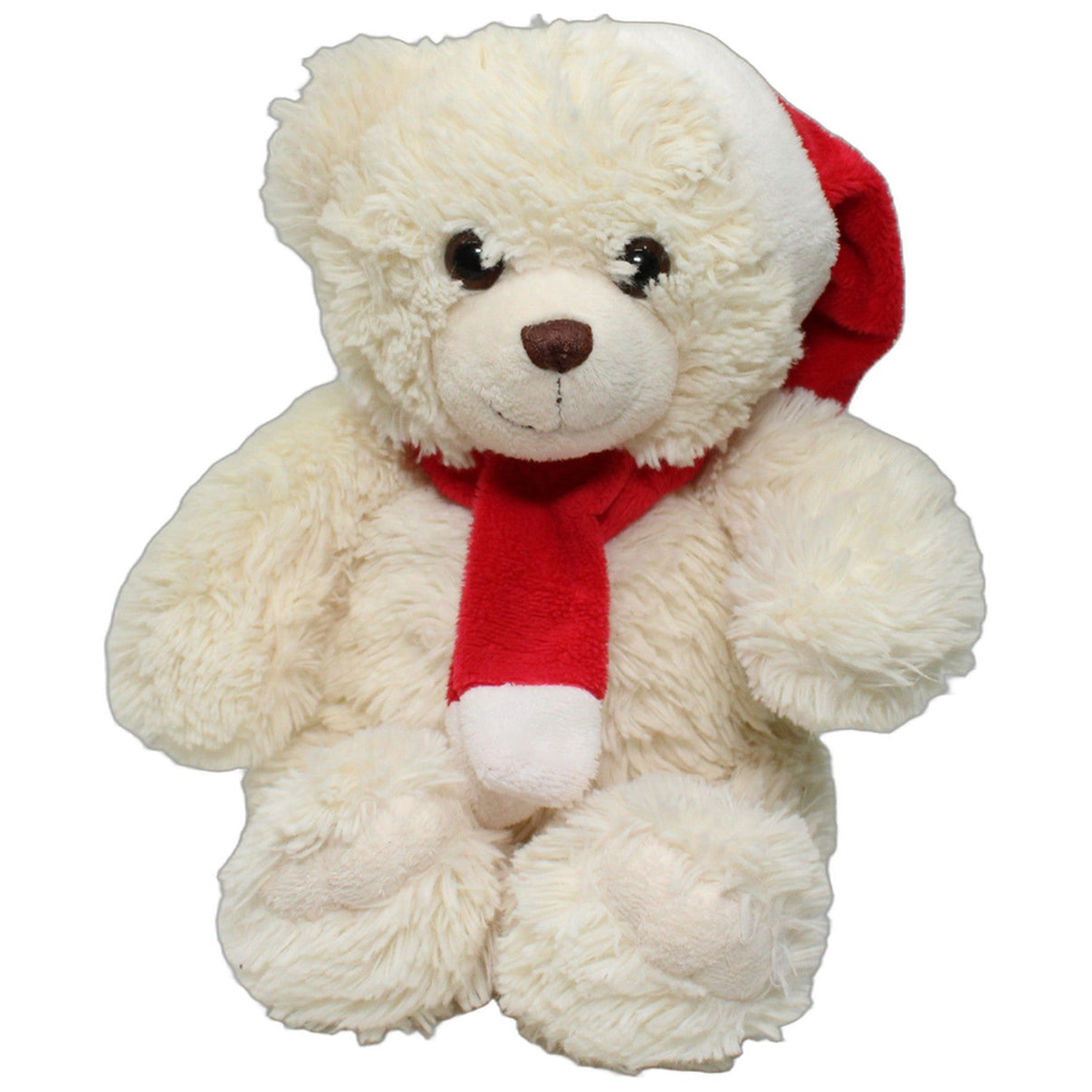 123000025072 Kuschelwuschel Großer Creme Bär mit Schal und Mütze, sitzend Kuscheltier Kumpel Leo 35cm Beige ebay-20-stofftiere