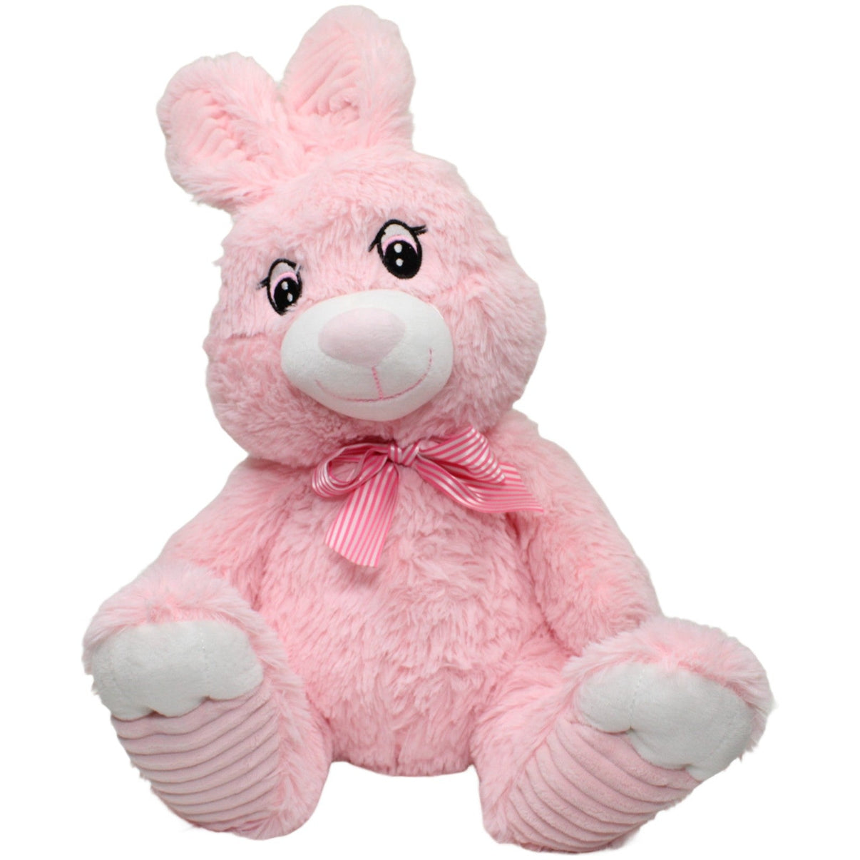 123000025117 Woolworth Kuschel Woolis, großer rosa Hase mit Schleife Kuscheltier Kumpel Leo 35cm ebay-20-stofftiere Gebraucht