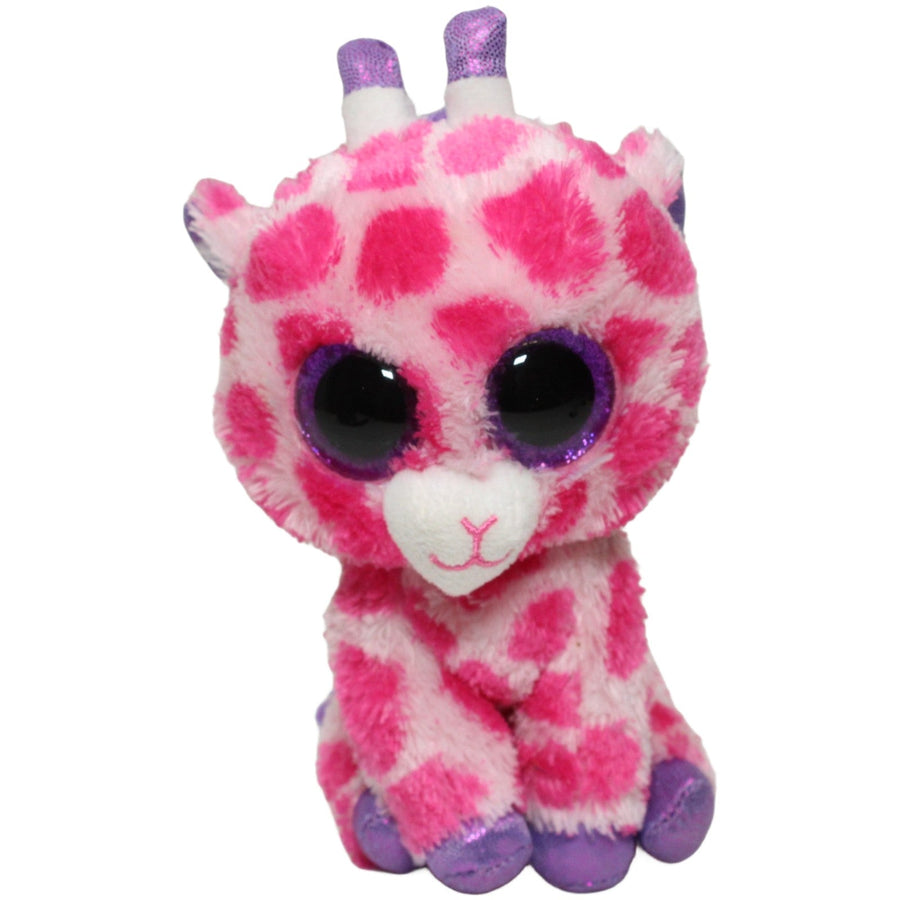 Rosa Giraffe mit pinken Punkten, klein