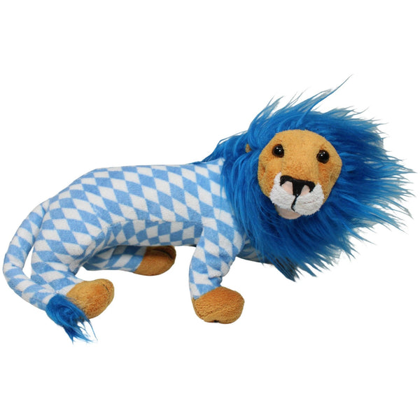 Bavarian, Löwe mit blauer Mähne & Rautenmuster