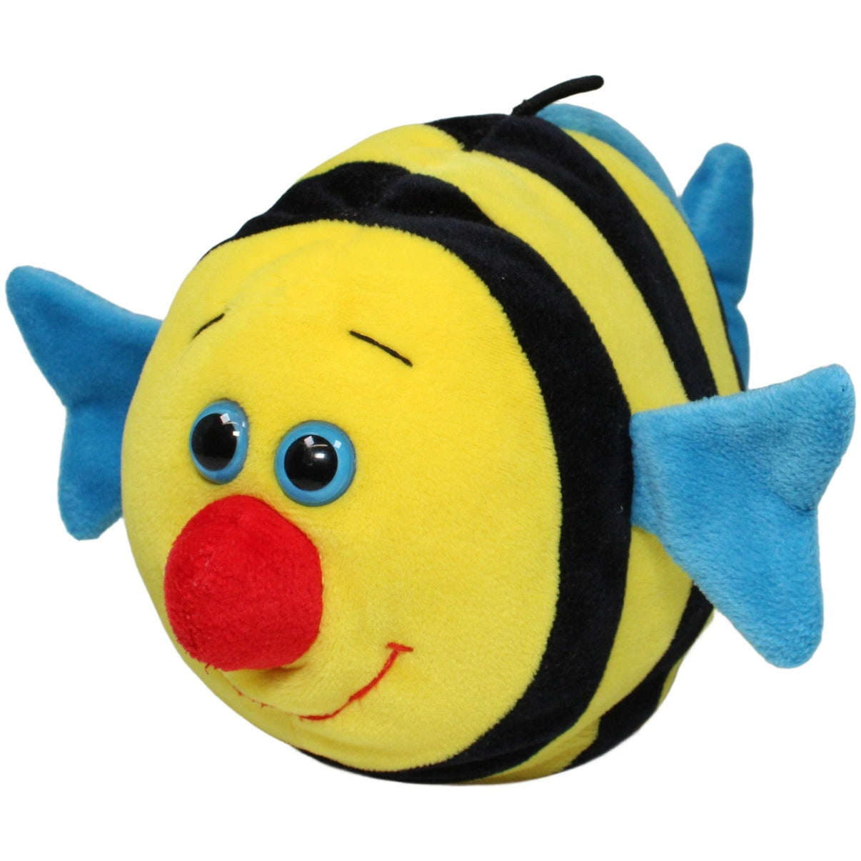 123000025153 Rudolf Schaffer Collection Gestreifter Fisch mit roter Nase, gelb-schwarz Kuscheltier Kumpel Leo 30cm Blau ebay-20-stofftiere
