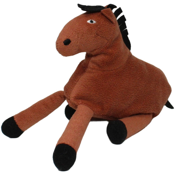 Braunes Schlenker Pferd