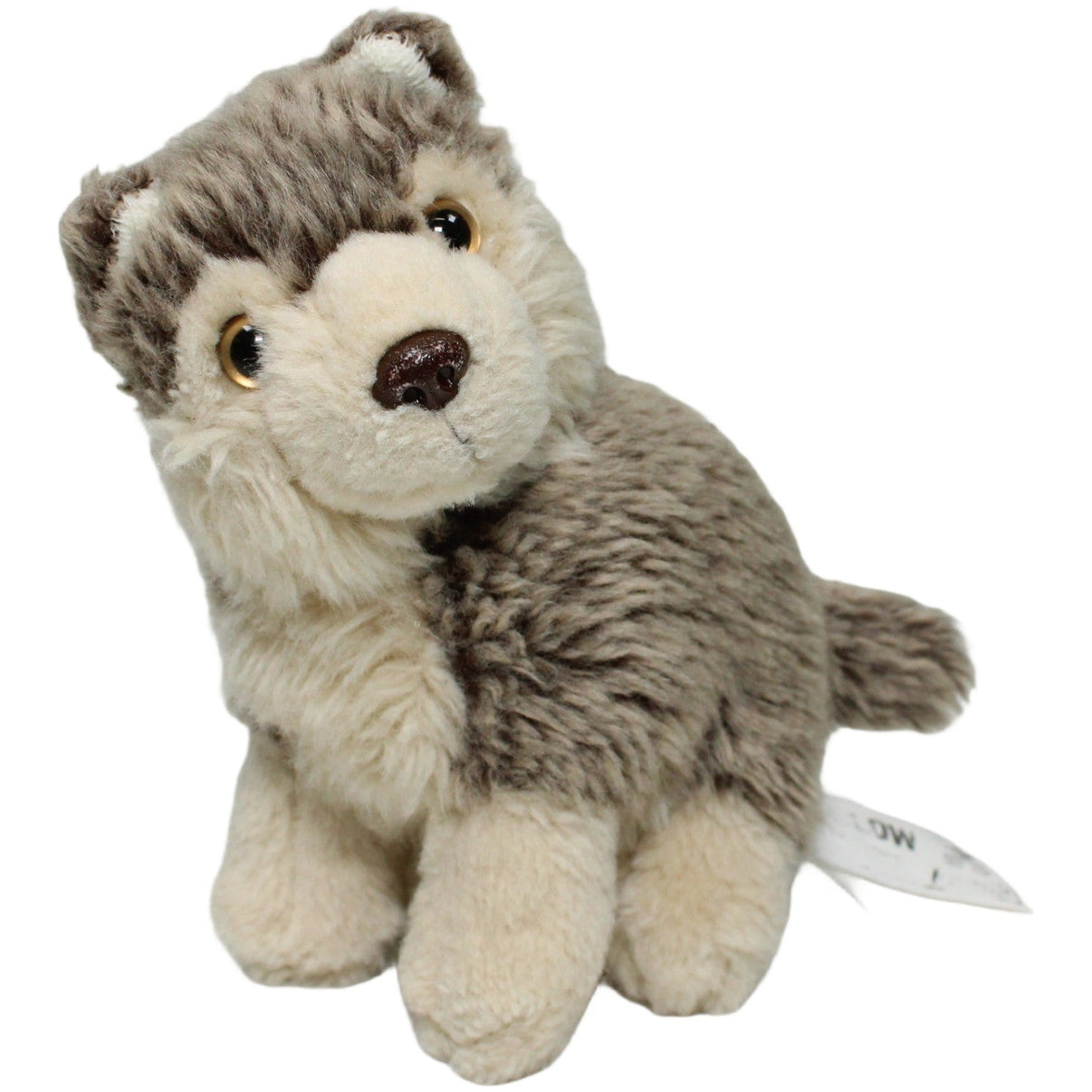 123000025162 Kamik Kleiner Wolf, sitzend Kuscheltier Kumpel Leo 15cm ebay-stofftiere Gebraucht