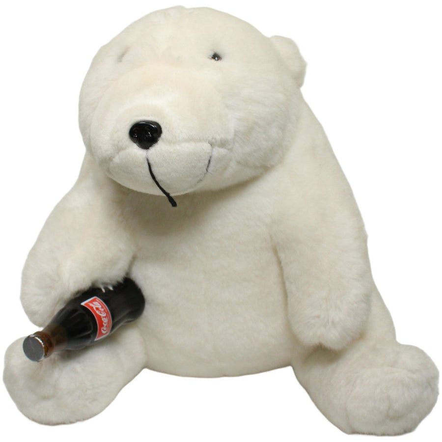 Großer Eisbär mit Coca Cola Flasche