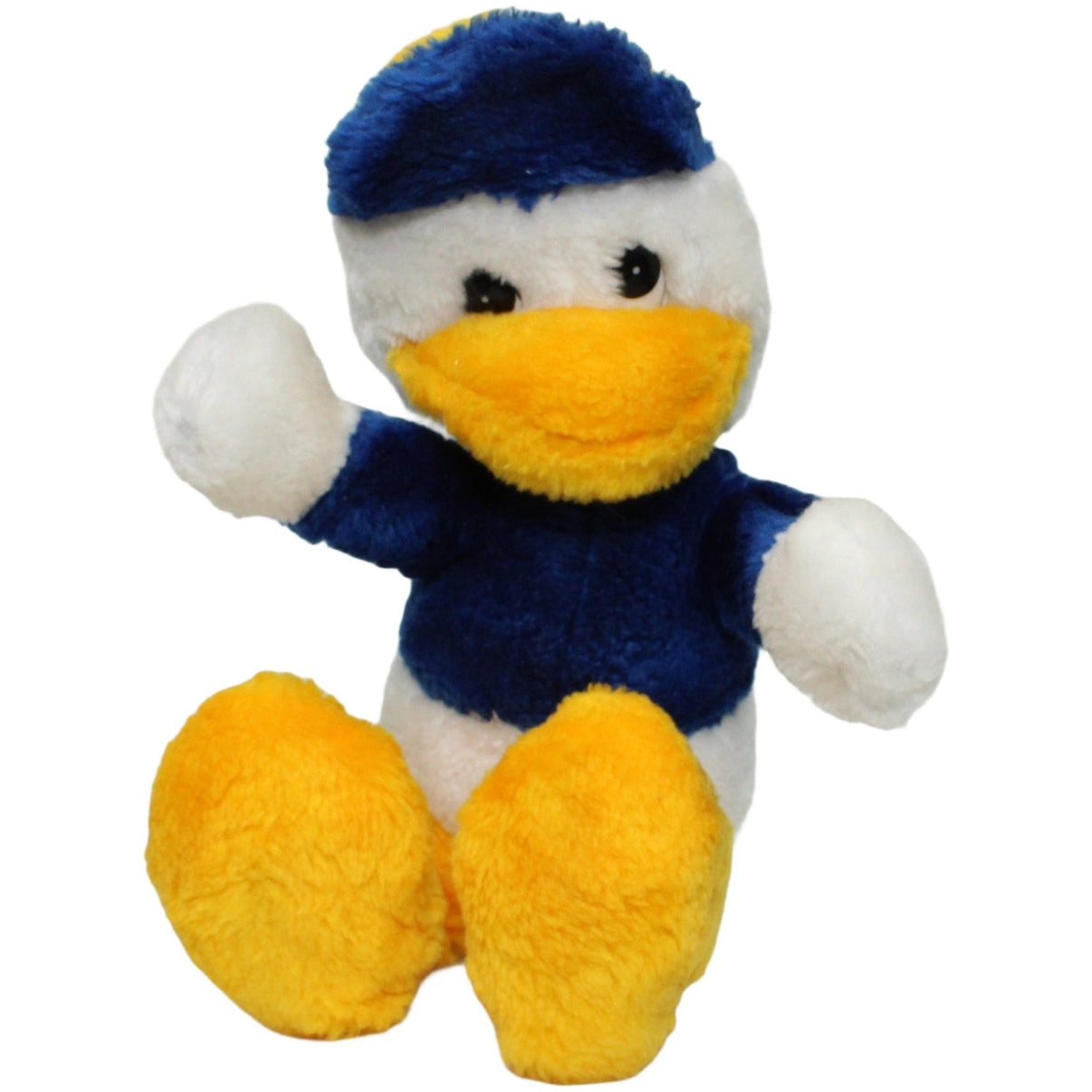 123000025179 Unbekannt Ente mit Mütze, sitzend Kuscheltier Kumpel Leo 30cm Blau ebay-stofftiere