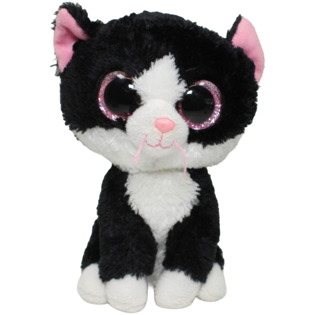 123000025181 TY Kleine schwarzweiße Katze Pepper Kuscheltier Kumpel Leo 15cm ebay-stofftiere Gebraucht